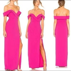 REVOLVE NBD Samuel Fuchsia Pink Gown